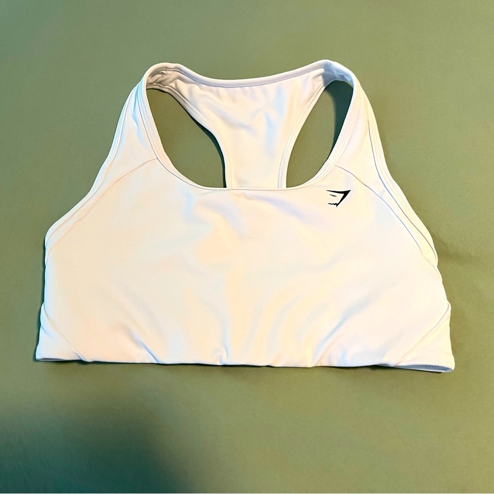 Gymshark white sports bra